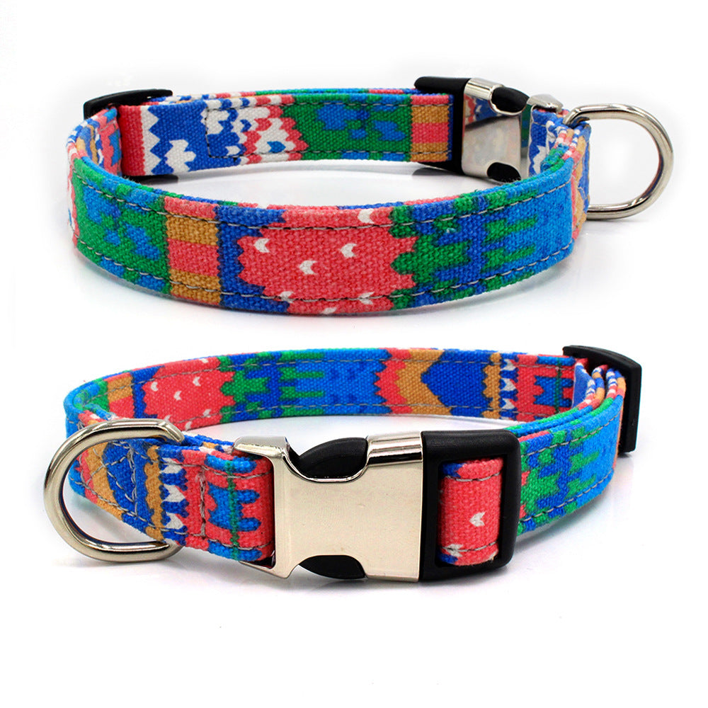 Canvas dog collar