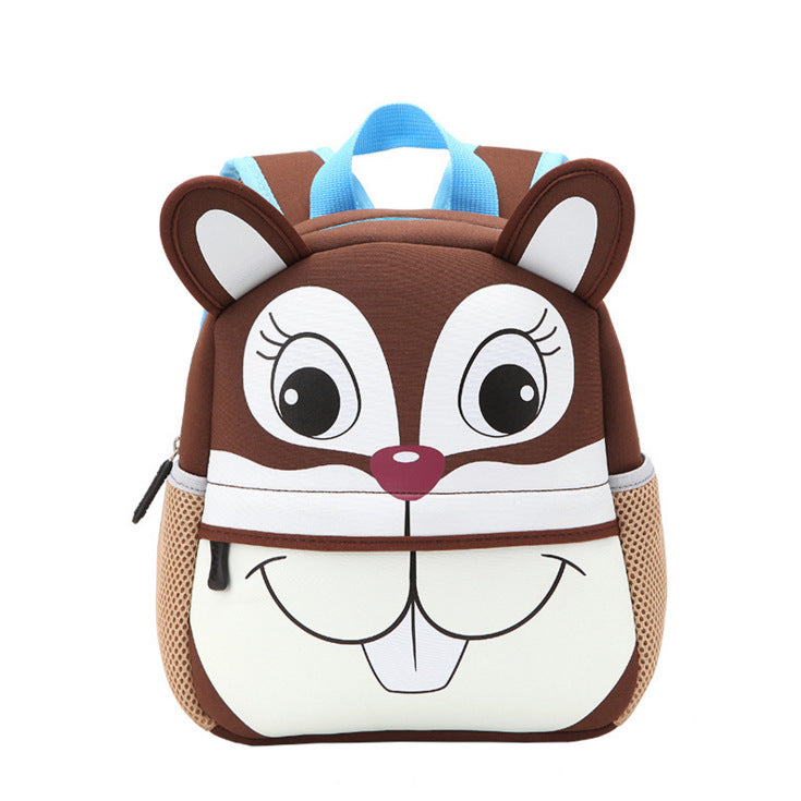 Kindergarten School Bag 3D Cartoon Diving Material Children's School Bag