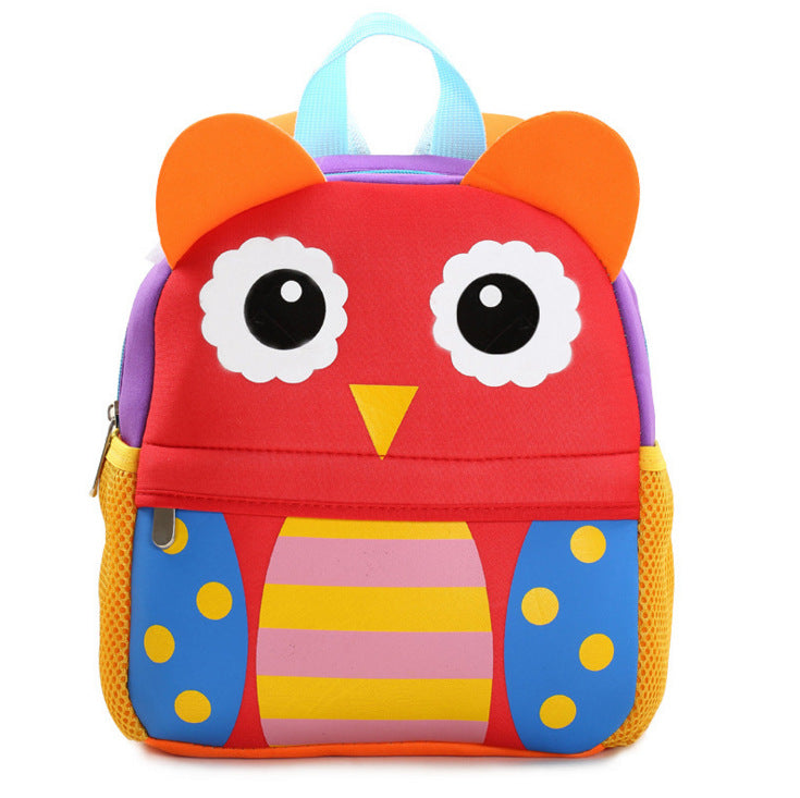 Kindergarten School Bag 3D Cartoon Diving Material Children's School Bag