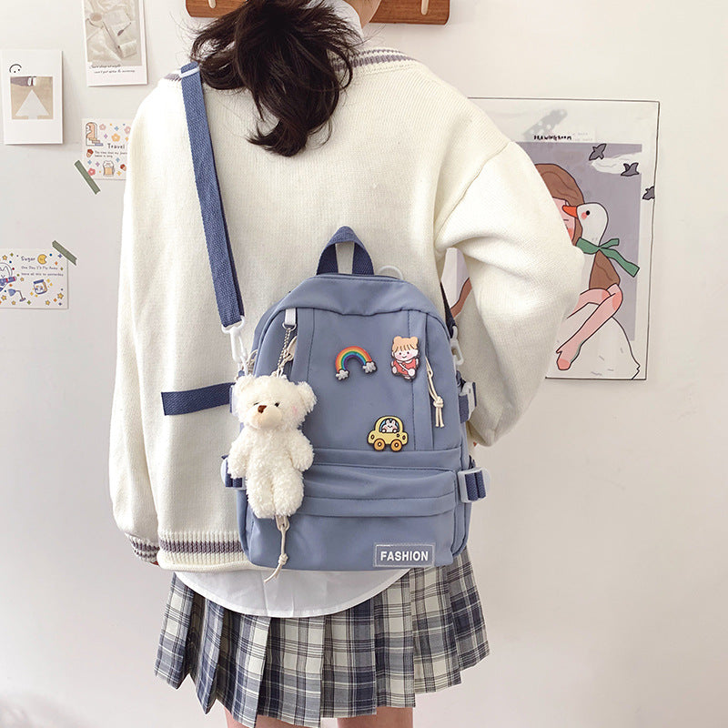 Harajuku Mori School Girl School Bag Nylon Backpack