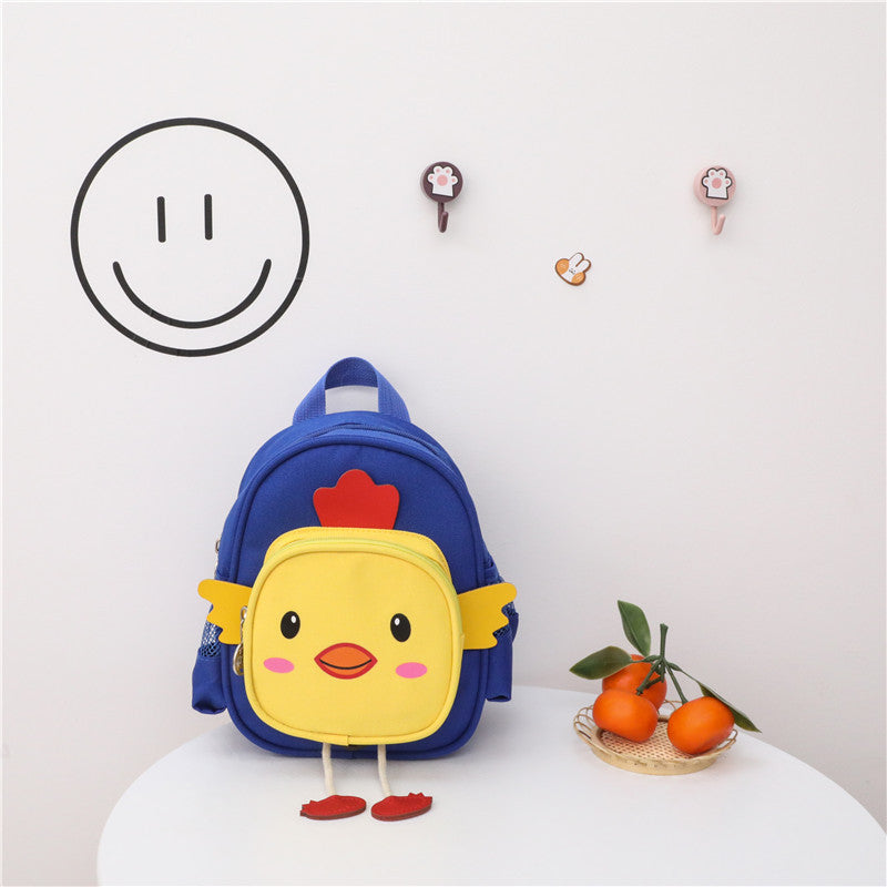 New Korean Children's Backpack Cartoon Dinosaur Boys And Girls Small School Bag Kindergarten Anti-Lost Backpack