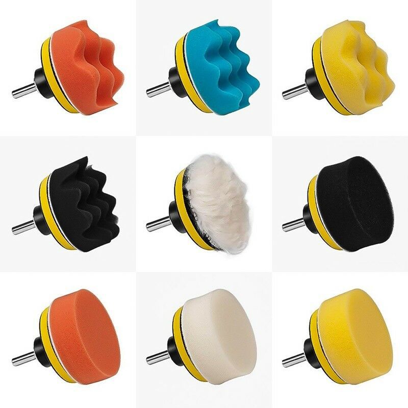 Automotive polishing pad set