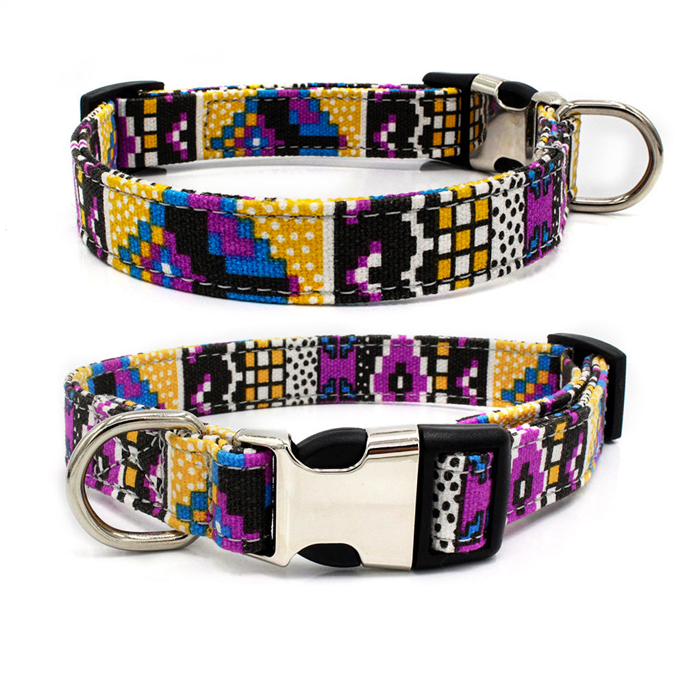 Canvas dog collar