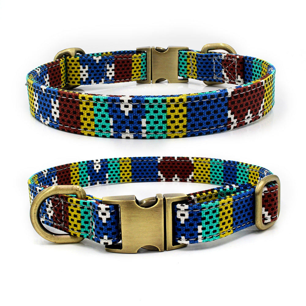 Canvas dog collar