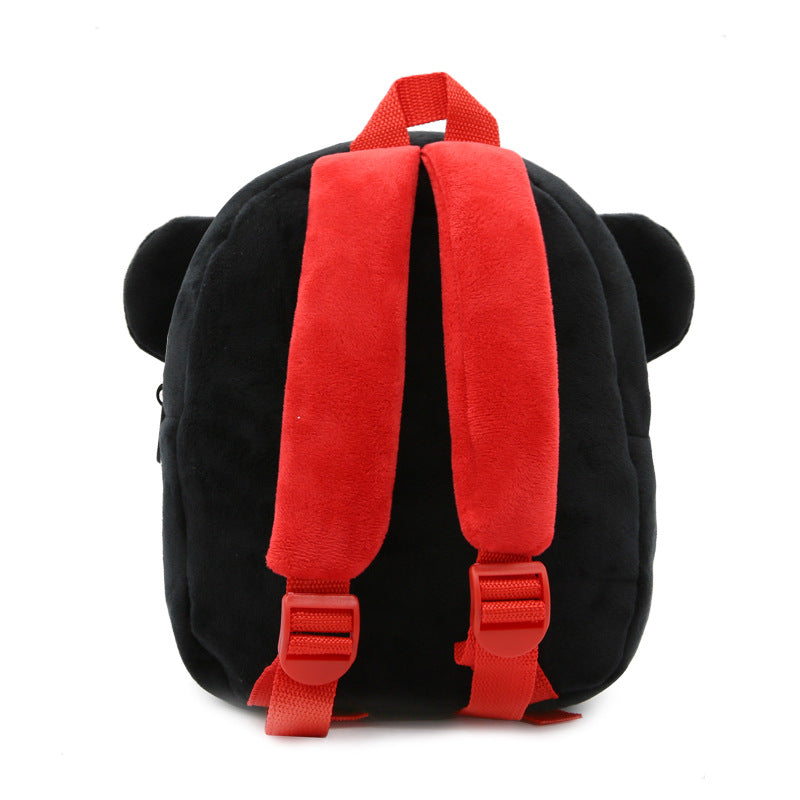 Cartoon panda plush backpack