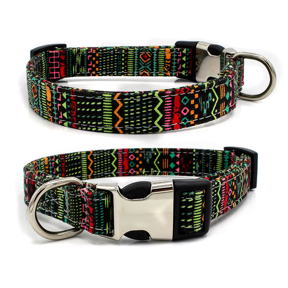 Canvas dog collar