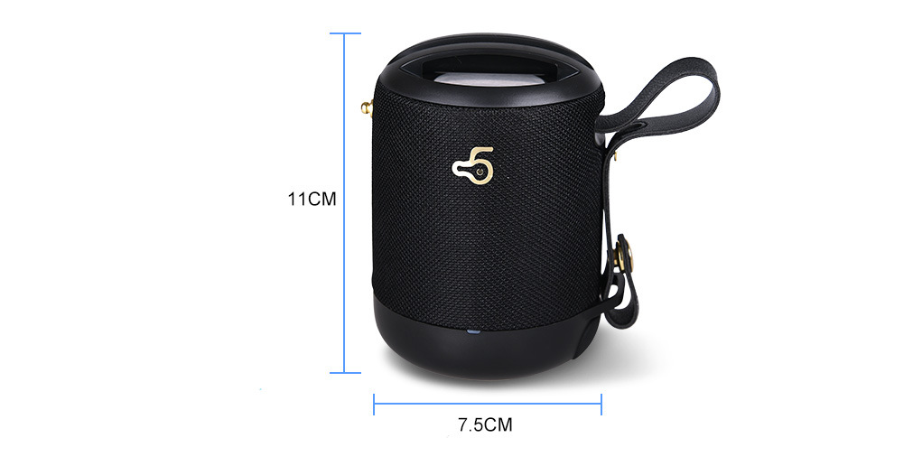 Wireless portable mini waterproof card subwoofer