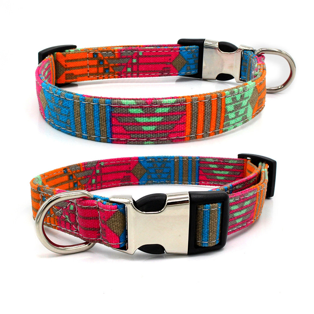 Canvas dog collar