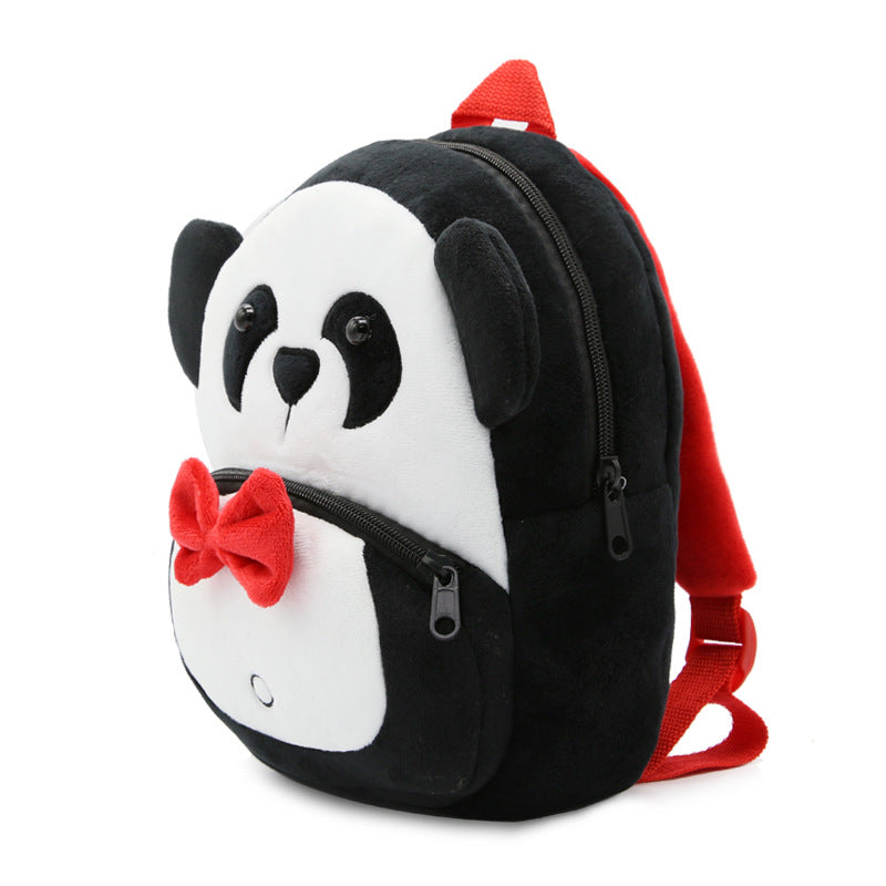 Cartoon panda plush backpack