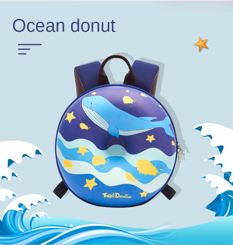 Kindergarten School Bag Donut Early Education Training Institution Children Backpack