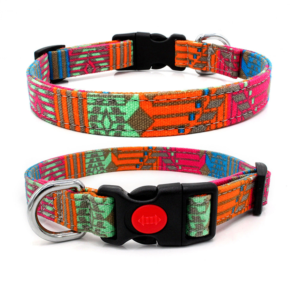 Canvas dog collar