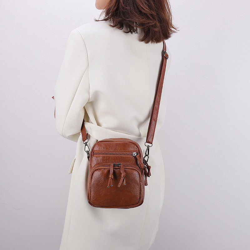 2021 New Bag Women Soft Leather Shoulder Bag Women