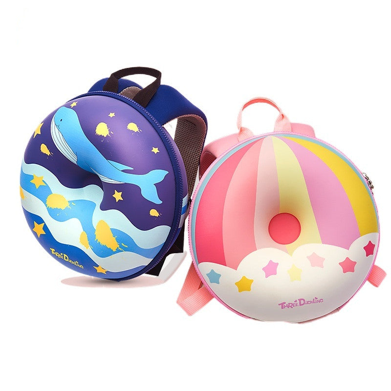 Kindergarten School Bag Donut Early Education Training Institution Children Backpack